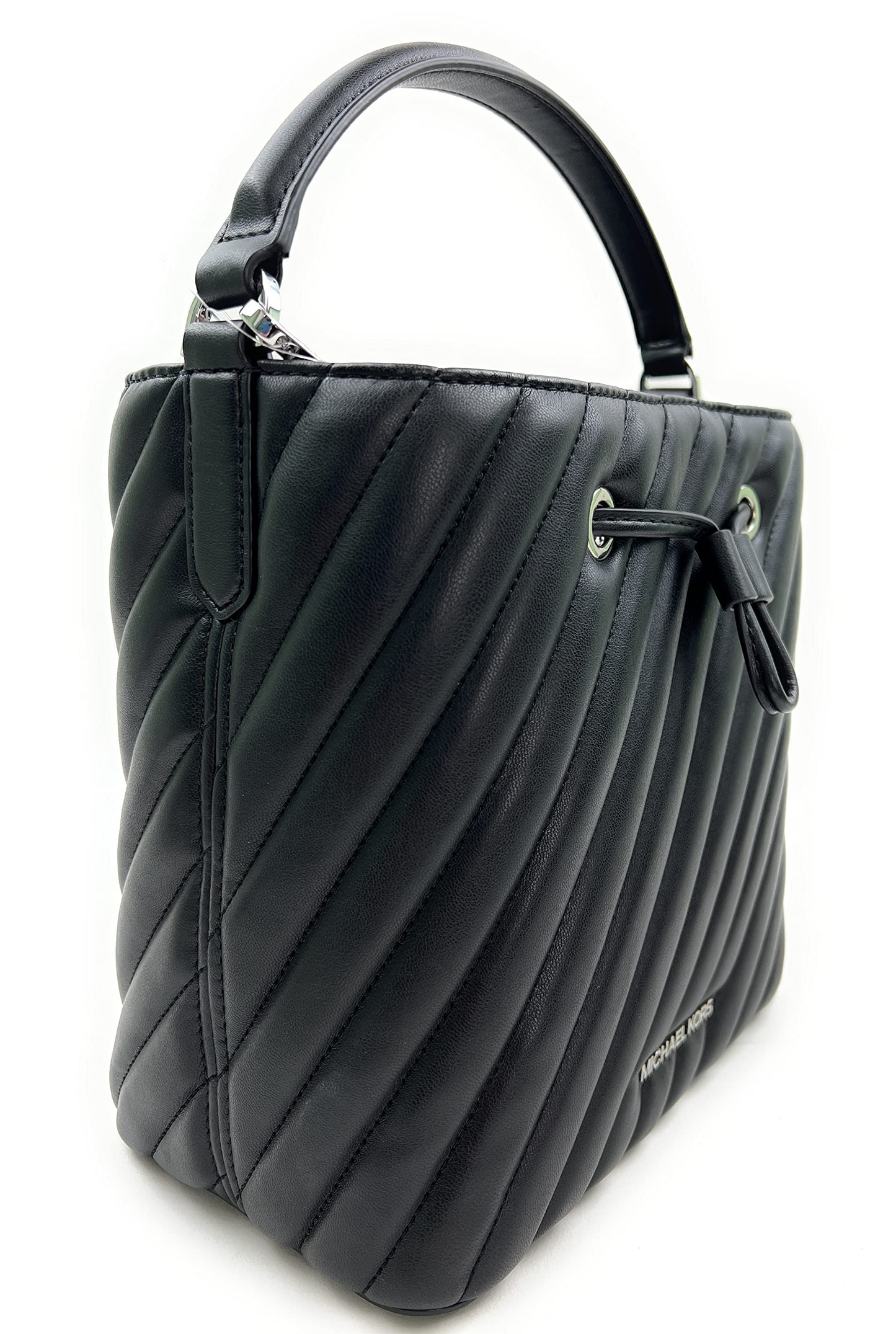 Bolsa Michael Kors Suri Medium Bucket Bag Black
