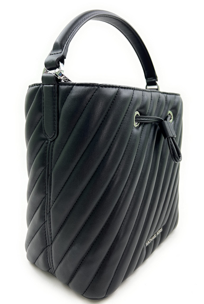 Bolsa Michael Kors Suri Medium Bucket Bag Black