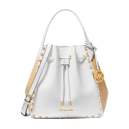 Bolsa Michael Kors Phoebe Large Two-Tone Logo Bucket Bag