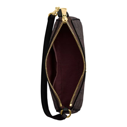 Bolsa Coach Nolita 19 In Signature Canvas Walnut Black