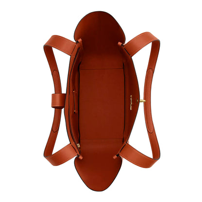 Bolsa Coach Hadley Turnlock Tote Tan