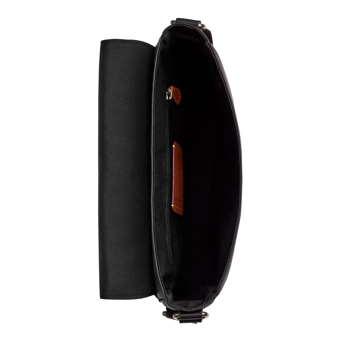 Bandolera Coach Houston Map Bag In Signature Canvas Black