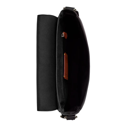 Bandolera Coach Houston Map Bag In Signature Canvas Black