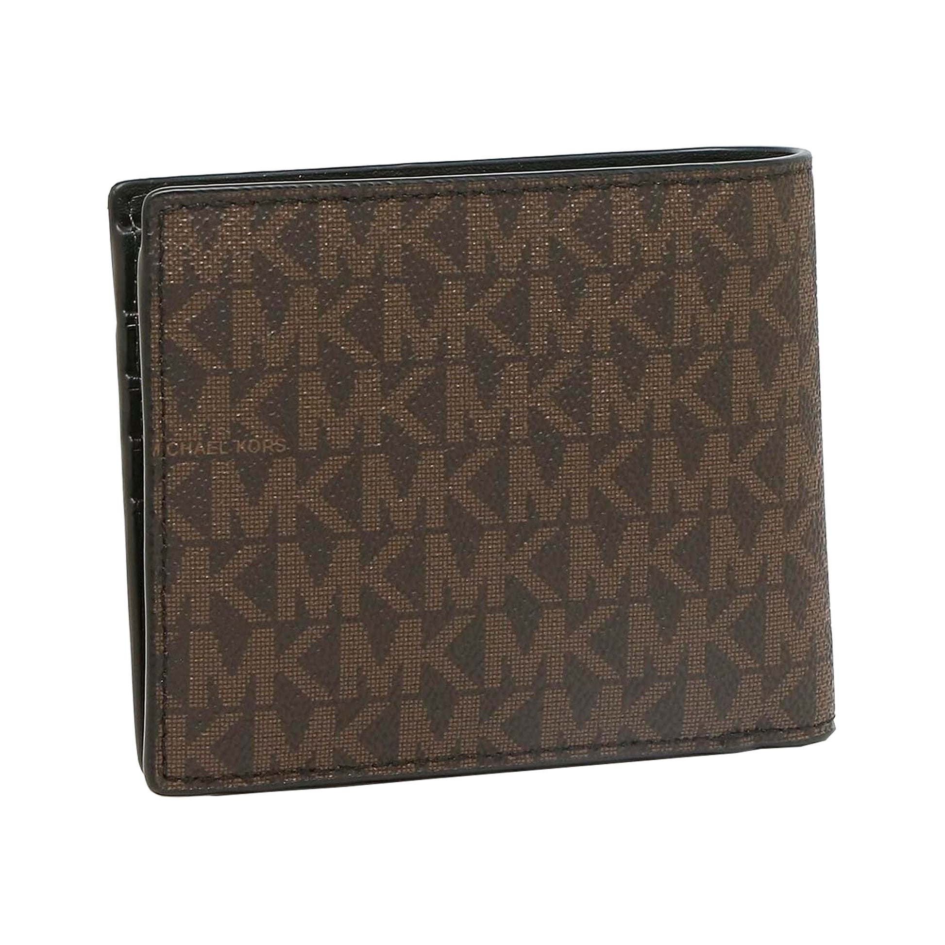 Tarjetero Hombre Cartera Michael Kors Cooper De Cuero Pebbled Para