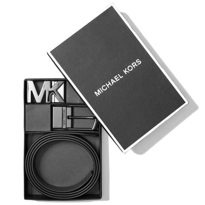 Cinturón Michael Kors 4-in-1 Logo Belt Box Set Black