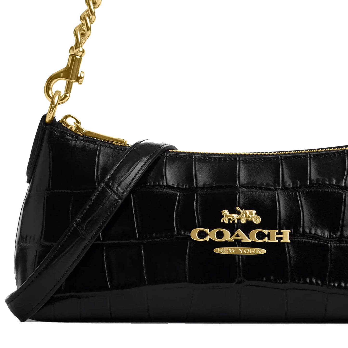 Bolsa Coach Charlotte Shoulder Bag Black