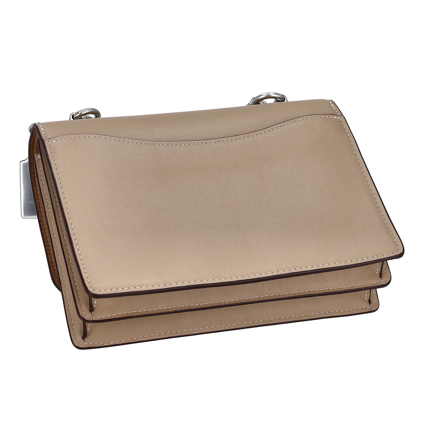 Bolsa Coach Klare Crossbody Bag Signature Canvas Sand Taupe