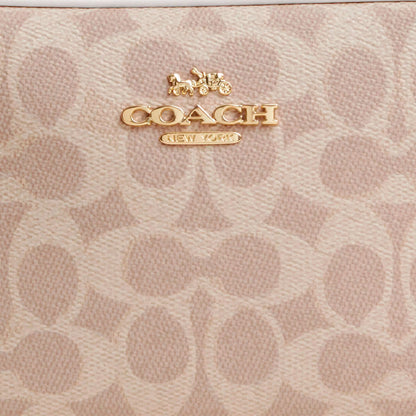 Bolsa Coach Mini Jamie Camera Bag In Signature Canvas Sand Chalk