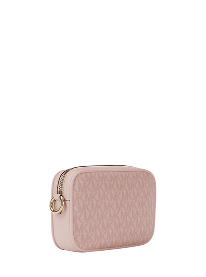 Bolsa Michael Kors Jet Set Small Signature Logo Camera Crossbody Bag