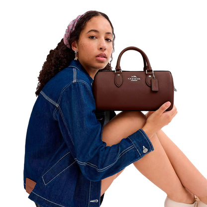 Bolsa Coach Rowan Long Satchel Bag Maple