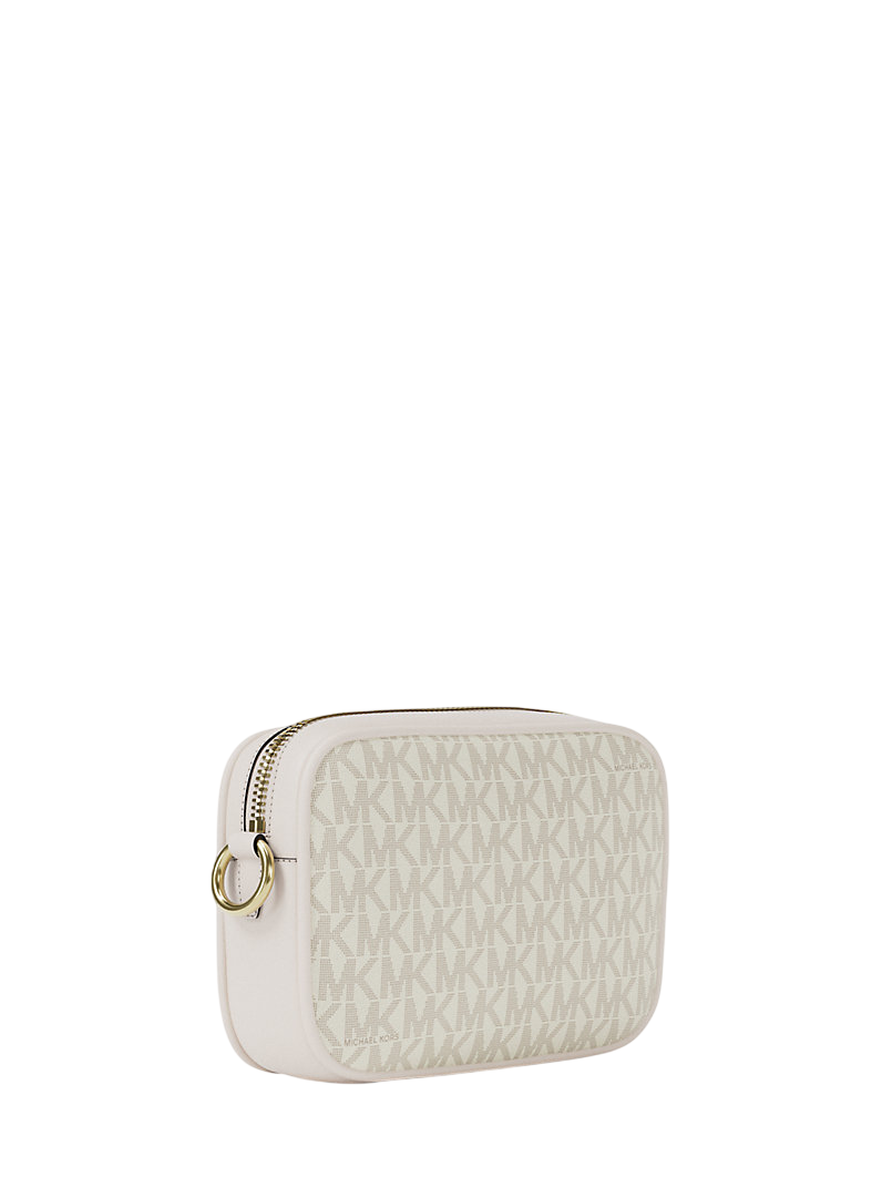 Bolsa Michael Kors Jet Set Small Signature Logo Camera Crossbody Bag