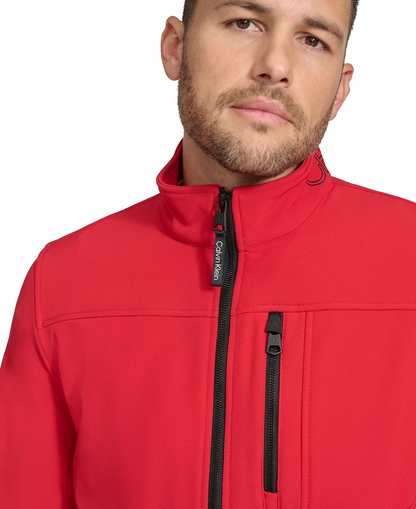 Chaqueta Calvin Klein Men's Infinite Stretch Soft Shell Jacket Deep Reed