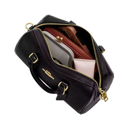 Bolsa Coach Rowan Long Satchel Bag Black