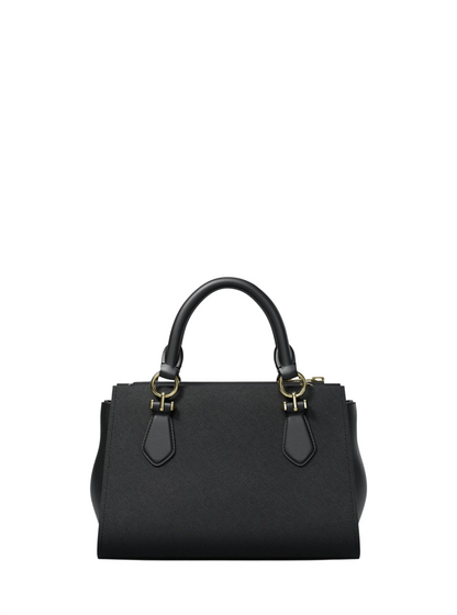 Bolsa Michael Kors Marilyn Small Leather Satchel Black