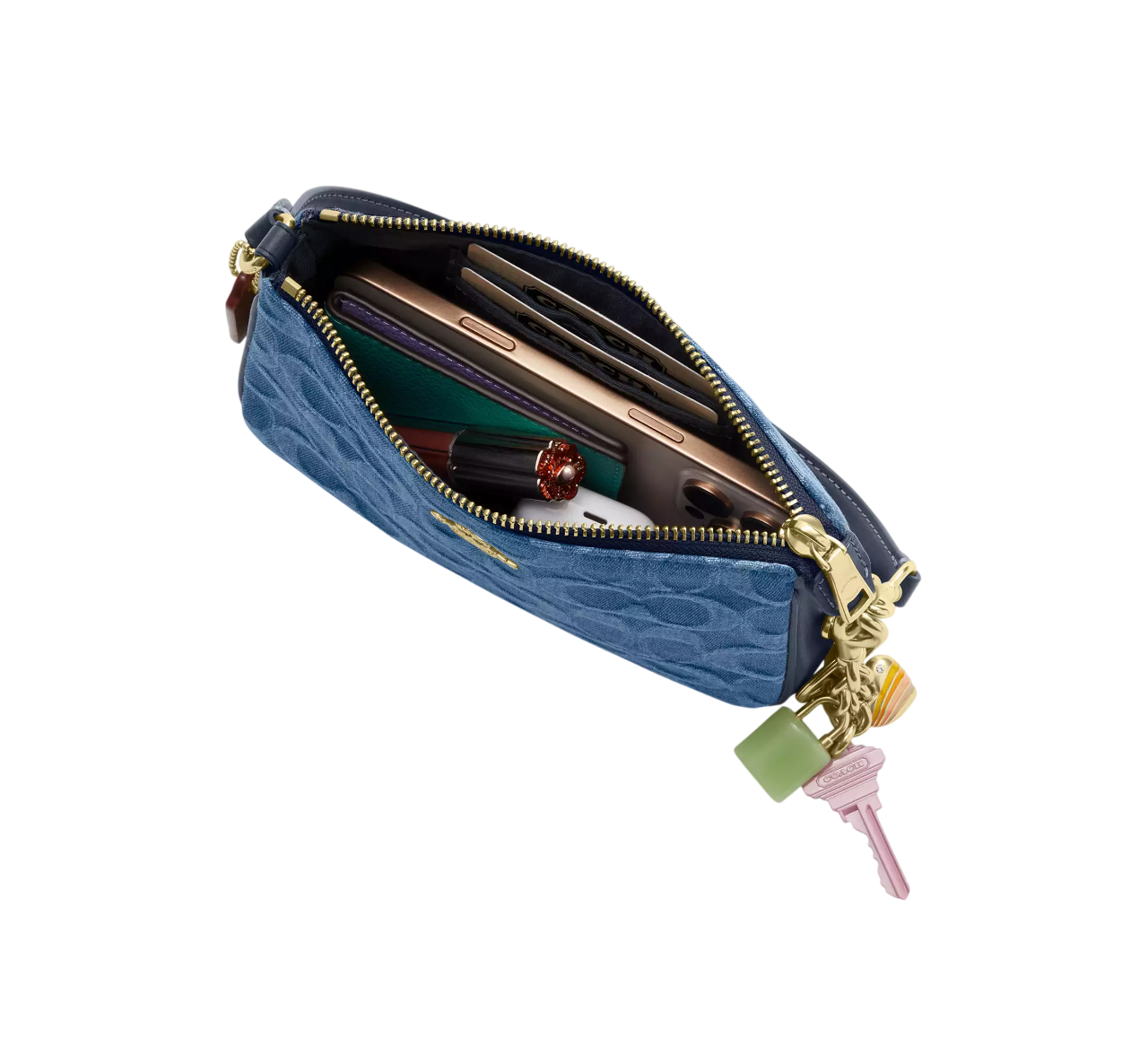 Bolsa Coach Nolita 19 In Signature Denim Indigo