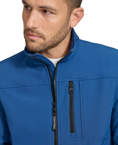 Chaqueta Calvin Klein Men's Infinite Stretch Soft Shell Jacket Blue Edge