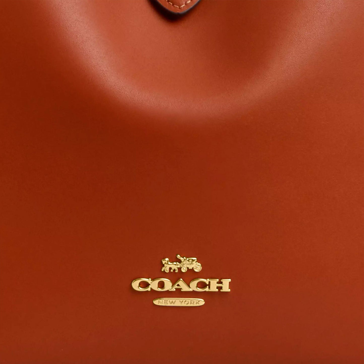 Bolsa Coach Hadley Turnlock Tote Tan