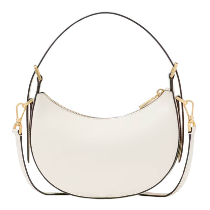 Bolsa Kate Spade Madison Saffiano Leather Crescent Shoulder Bag Meringue