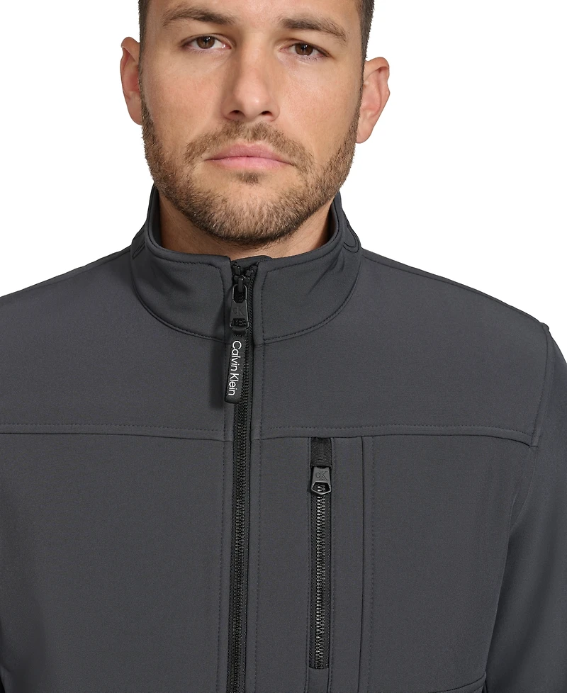 Chaqueta Calvin Klein Men's Infinite Stretch Soft Shell Jacket Iron