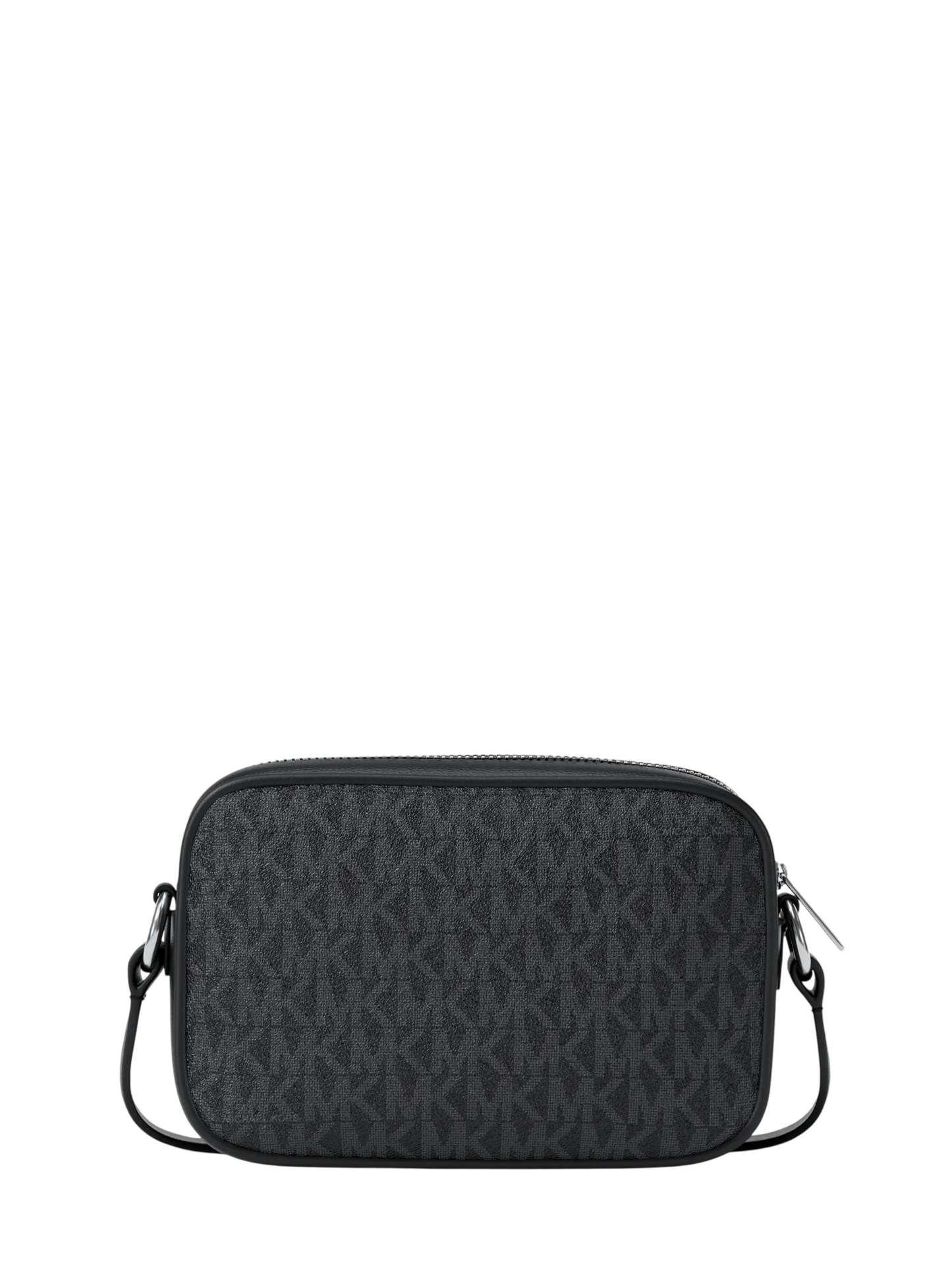 Bolsa Michael Kors Jet Set Small Signature Logo Camera Crossbody Bag Black Noir