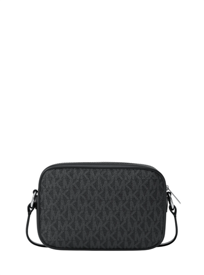 Bolsa Michael Kors Jet Set Small Signature Logo Camera Crossbody Bag Black Noir