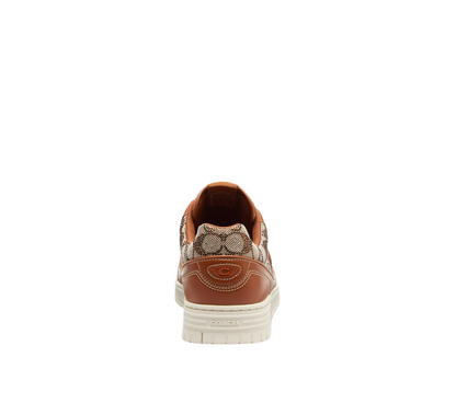 Tenis Coach Soho Sneaker With Crystal Signature Jacquard Cocoa Burnished Amber