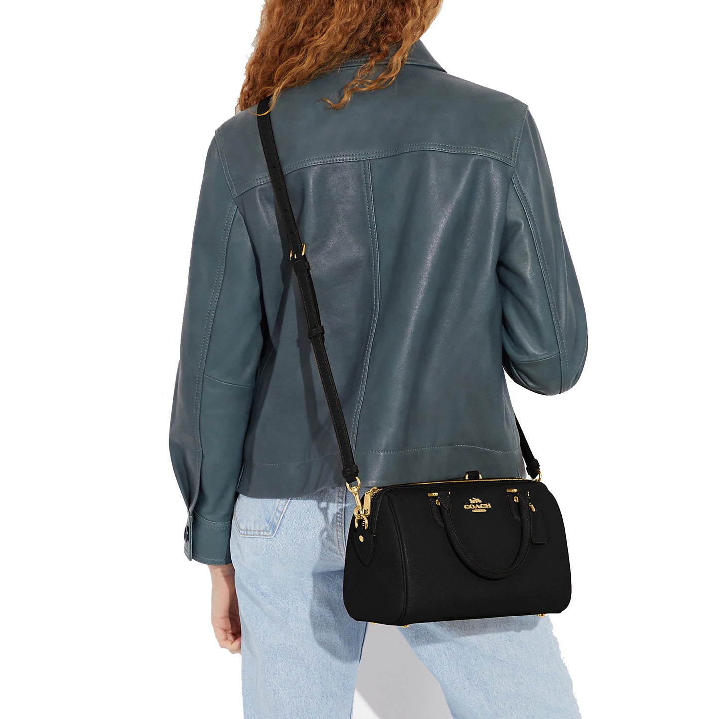 Bolsa Coach Rowan Satchel Black