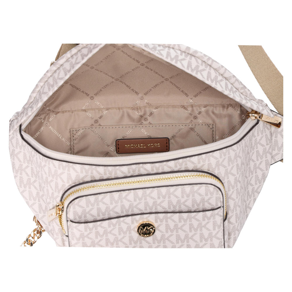 Cangurera Michael Kors Maisie 2 In 1 Crossbody Logo Vanilla