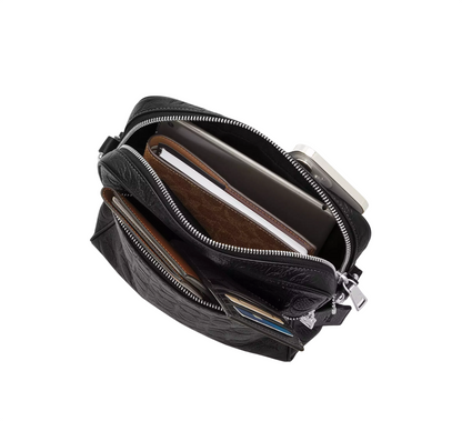 Bandolera Coach Tristan Crossbody Bag 22 In Signature Leather Black