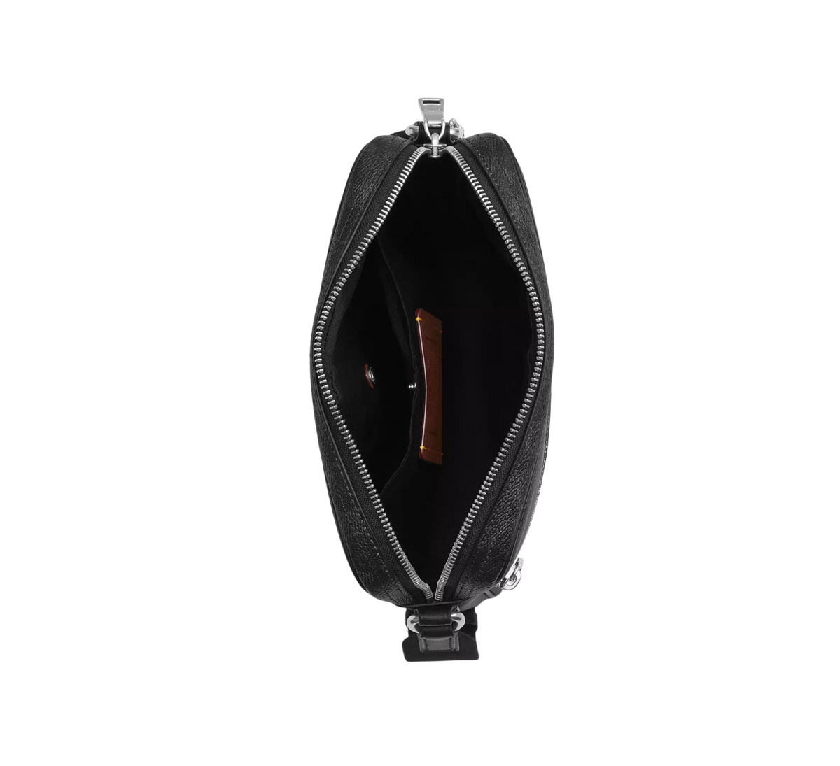 Bandolera Tristan Crossbody Bag 22 In Signature Canvas Black