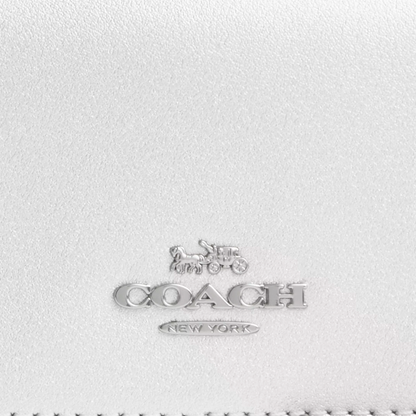 Bolsa Coach Mini Wallet On A Chain Light Silver