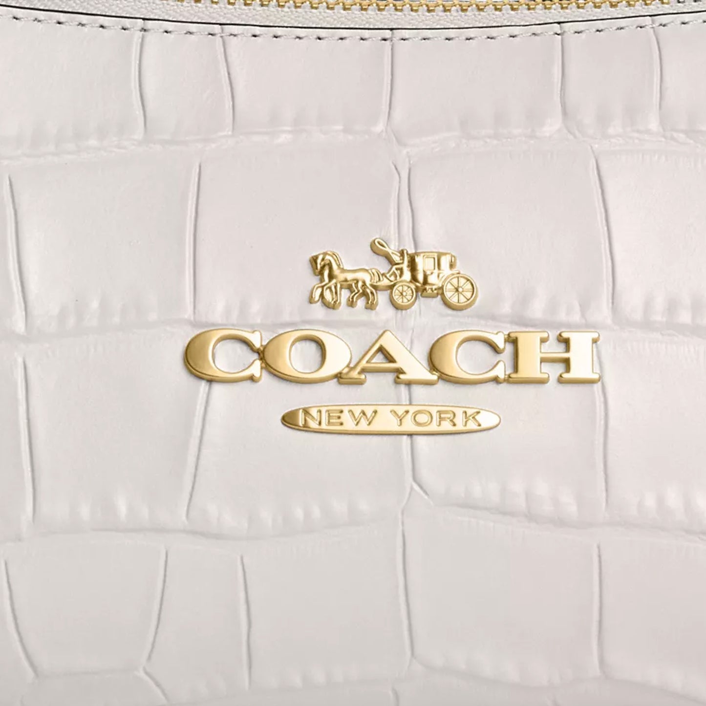 Bolsa Coach Charlotte Shoulder Bag Chalk