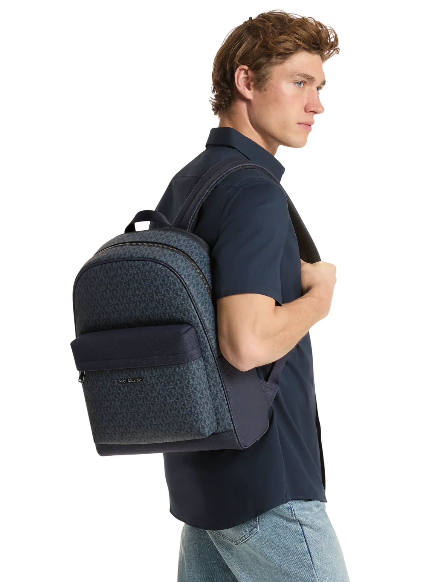 Mochila Michael Kors Pacey Medium Signature Logo Backpack
