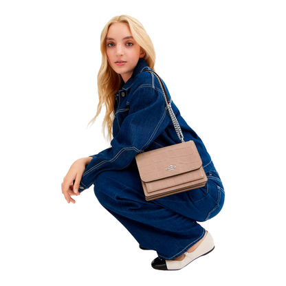 Bolsa Coach Klare Crossbody Bag Stone