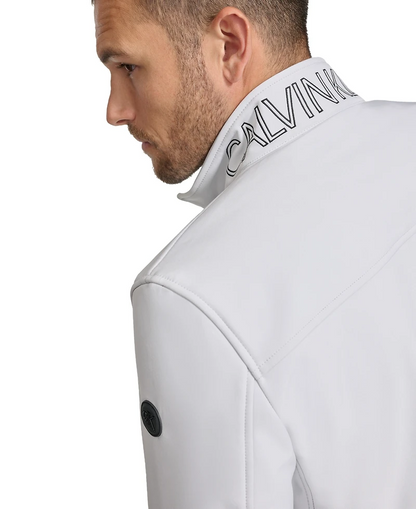 Chaqueta Calvin Klein Men's Infinite Stretch Soft Shell Jacket White