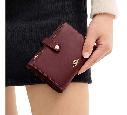 Cartera Coach 2 In 1 Wallet Maroon