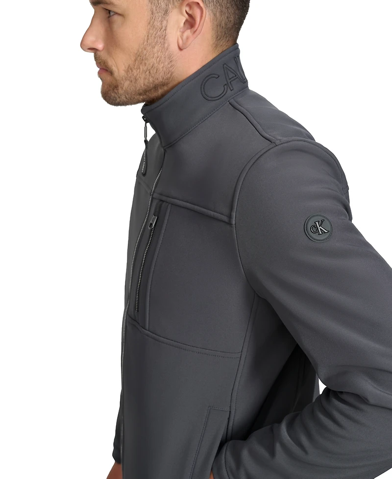 Chaqueta Calvin Klein Men's Infinite Stretch Soft Shell Jacket Iron