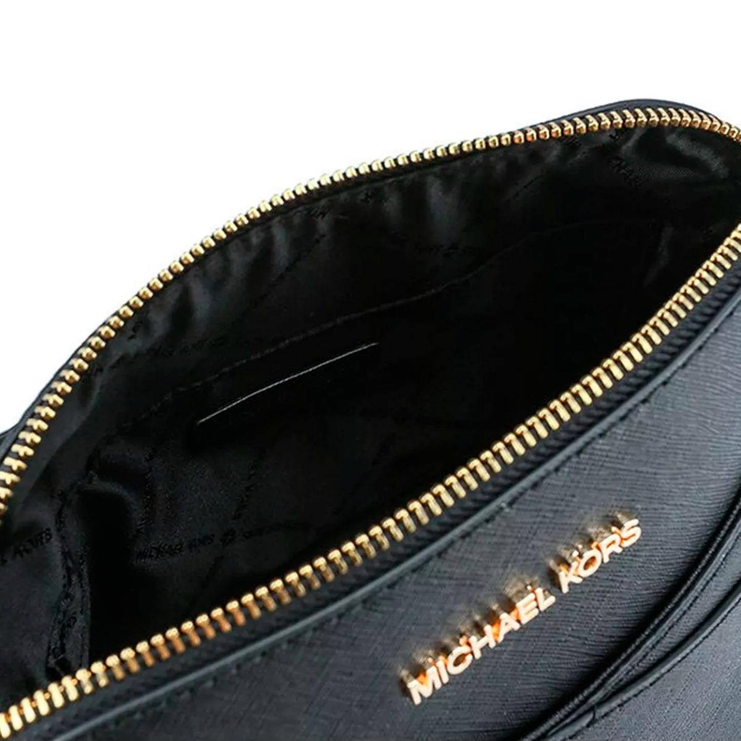 Bolsa Michael Kors Jet Set Medium Crossbody Dome Black