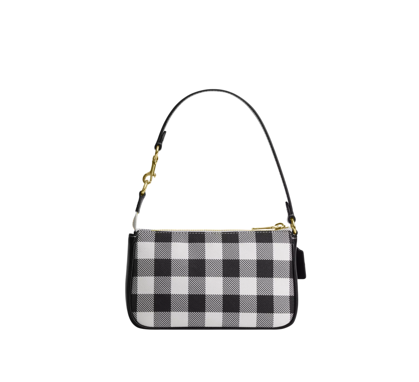 Bolsa Coach Nolita 19 With Gingham Print And Charm Black Multi