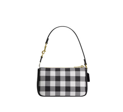 Bolsa Coach Nolita 19 With Gingham Print And Charm Black Multi