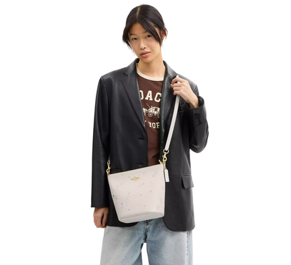 Bolsa Coach Logan Duffle Bag With Star Print Chalk