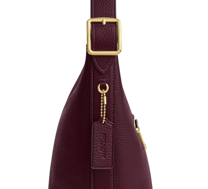Bolsa Coach Jude Duffle Bag Dark Wine