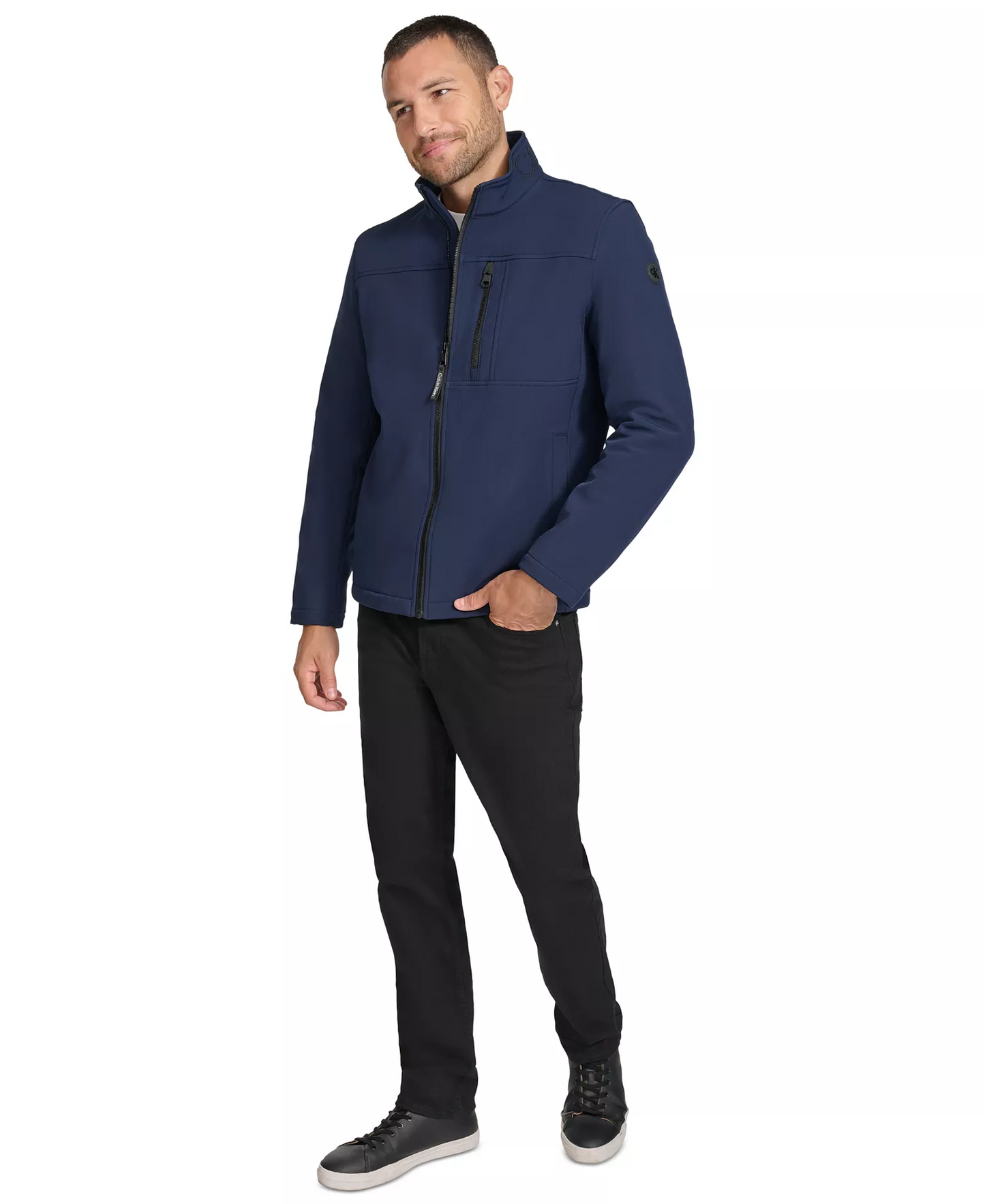 Chaqueta Calvin Klein Men's Infinite Stretch Soft Shell Jacket New Navy