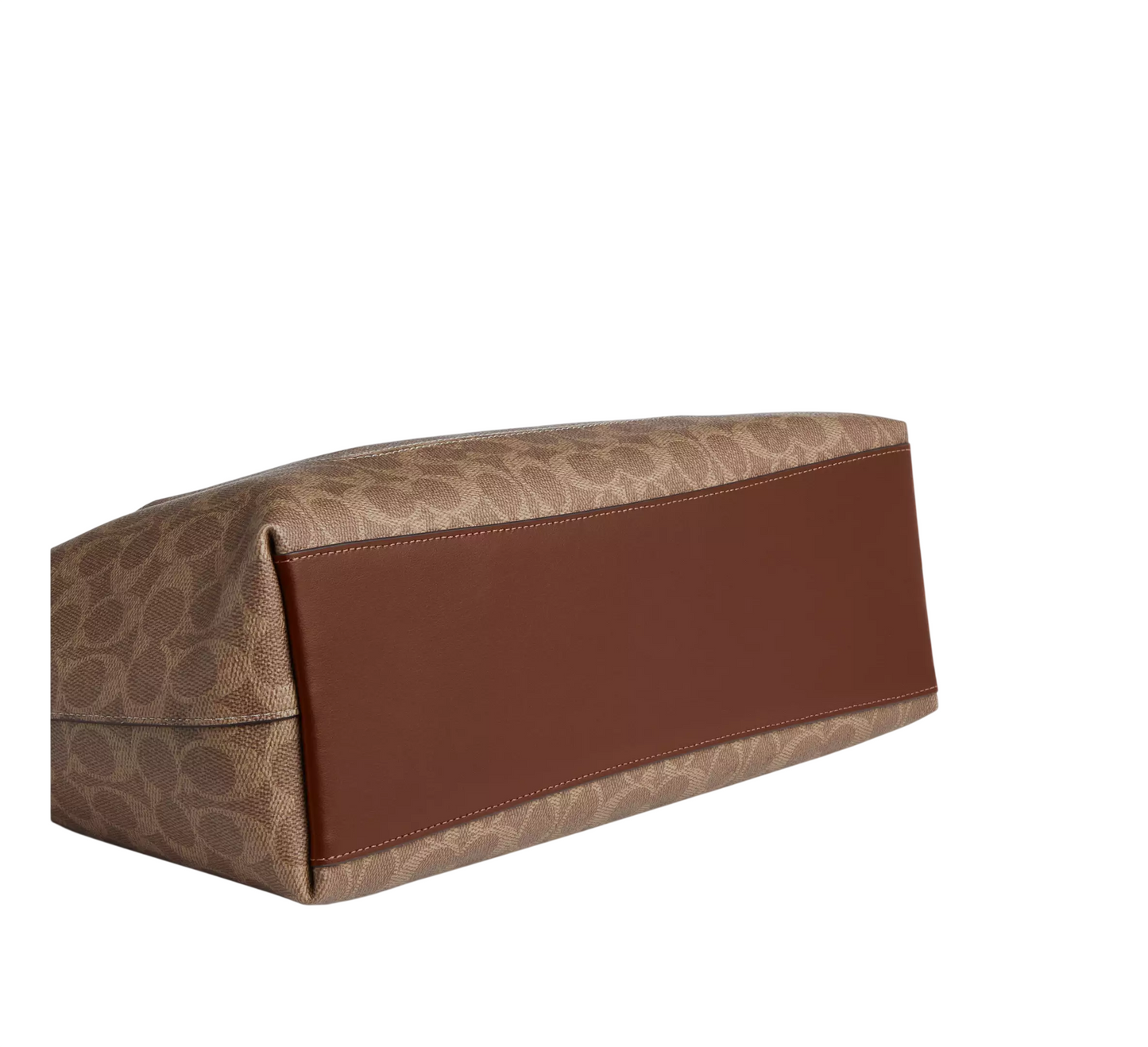 Bolsa Coach Station Tote Bag Signature Canvas Tan Brown