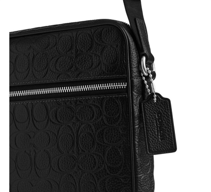 Bandolera Coach Tristan Crossbody Bag 22 In Signature Leather Black