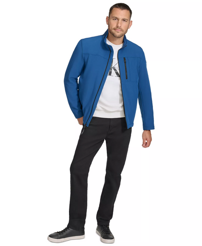 Chaqueta Calvin Klein Men's Infinite Stretch Soft Shell Jacket Blue Edge