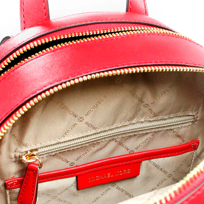 Mochila Michael Kors Jaycee Medium Pebbled Leather Backpack Bright Red