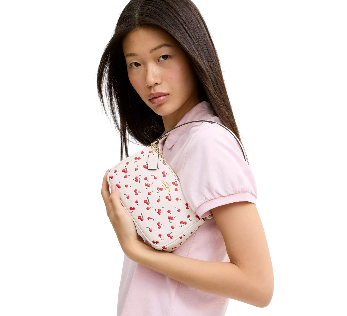 Bolsa Coach Nolita 19 With Cherry Print Chalk Multi