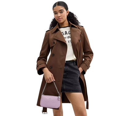Bolsa Coach Nolita 19 In Signature Leather With Heart Charm Light Violet