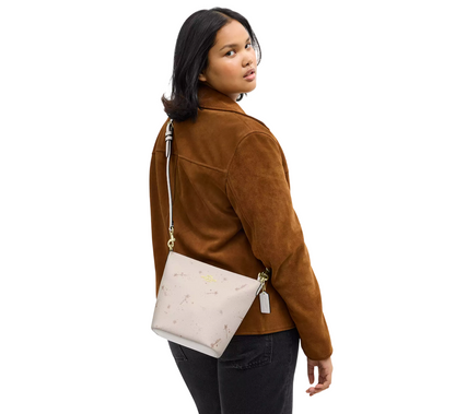 Bolsa Coach Logan Duffle Bag With Star Print Chalk